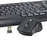 High Performance Wireless USB Optical Keyboard and Mouse Combo (Black)