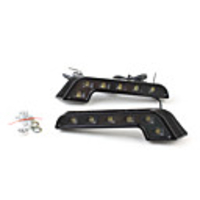 High Power Waterproof White 6W 6-LED 1200-Lumen Daytime Running Lamp/Lights for Car (DC12V/Pair)
