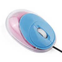 High Precision 1000DPI Optical Mouse with Red Blue Led Effect
