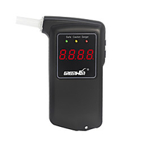 High precision electrochemical breath alcohol tester Fuel cell sensor alcohol tester Breathalyzer AT-858F miniinthebox