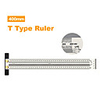 High-precision Scale Ruler T-type Hole Ruler Stainless Woodworking Scribing Mark Line Gauge Carpenter Measuring Tool