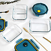 High Quality Borosilicate Glass Lunch Box Heat Resistant with Lid 950ml