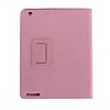 High-quality Cross-grain PU Leather Case for ipad2(Pink)