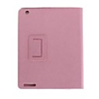 High-quality Cross-grain PU Leather Case for ipad2(Pink)