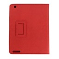 High-quality Cross-grain PU Leather Case for ipad2(Red)