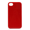 High-quality Hard Plastic Case for iPhone4 (Red)