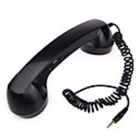 High Quality Mobile Phone Dedicated Handset with Voice Key for Nokia Black
