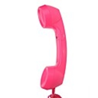 High Quality Mobile Phone Dedicated Handset with Voice Key for Nokia Pink