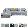 High Quality Print Dustproof All-powerful Slipcovers Stretch L Shape Sofa Cover Super Soft Fabric Couch Cover Sofa Furniture Protector With One Free Boster Case miniinthebox