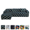 High Quality Print Dustproof All-powerful Slipcovers Stretch L Shape Sofa Cover Super Soft Fabric Couch Cover Sofa Furniture Protector With One Free Boster Case miniinthebox