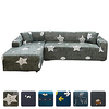 High Quality Print Dustproof All-powerful Slipcovers Stretch L Shape Sofa Cover Super Soft Fabric Couch Cover Sofa Furniture Protector With One Free Boster Case miniinthebox
