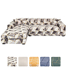 High Quality Print Dustproof All-powerful Slipcovers Stretch L Shape Sofa Cover Super Soft Fabric Couch Cover Sofa Furniture Protector With One Free Boster Case miniinthebox
