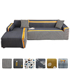 High Quality Print Dustproof All-powerful Slipcovers Stretch L Shape Sofa Cover Super Soft Fabric Couch Cover Sofa Furniture Protector With One Free Boster Case miniinthebox