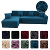 High Quality Solid Fluffy Thickened Dustproof All-powerful Slipcovers Stretch Sofa Cover Super Soft Fabric Couch Cover With One Free Pillow Case Chair/Love Seat/3 Seats/4 Seats miniinthebox