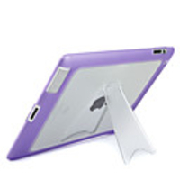 High-quality Stylish Case and Back Stand for ipad 2(Purple)