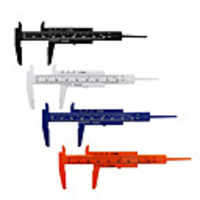 High quality vernier caliper 0-80mm can be used in various industries plastic vernier caliper student measuring tool ruler