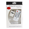 High-quality Wireless FM Transmitter with Remote Controland Charger for iPhone/iPod(White)