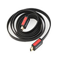 High Speed F1000 Gold Plated 1080P HDMI M-M Flat Connection Cable (2M-Length)