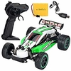high-speed remote control car, 1:18 electric car charging wireless remote control 2.4g drift high speed car model toy, green