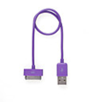 High-speed USB 2.0 Data Cable for ipad/iphone(Purple)