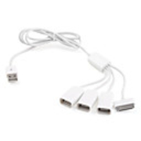 High Speed USB 2.0 Hub Splitter Cable Adapter for iPhone