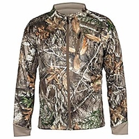 Hiking Jacket Hiking Fleece Jacket Winter Outdoor Thermal Warm Windproof Breathable Camping / Hiking Hunting Fishing CP camouflage Big tree camouflage FG camouflage Black Green