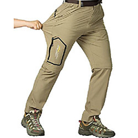 hiking stretch pants mens convertible quick dry lightweight zip off outdoor travel safari pants 818-khaki-40