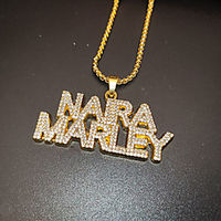 Hip Hop Chain Letter European Alloy Gold 75 cm Necklace Jewelry For Gift miniinthebox