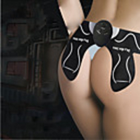 Hip Trainer Abs Stimulator EMS Abs Trainer Sports Silicon PU (Polyurethane) ABS Resin Exercise Fitness Gym Workout Smart Electronic Durable Lift,  Tighten And Reshape The Plump Buttock Shaper Muscle