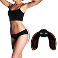 Hip Trainer Abs Stimulator EMS Abs Trainer Sports Silicon PU (Polyurethane) ABS Resin Gym Workout Exercise Fitness Smart Electronic Durable Lift,  Tighten And Reshape The Plump Buttock Shaper Muscle