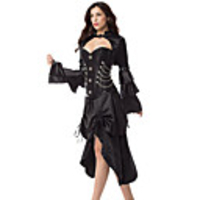 Hippie Disco Retro Vintage Gothic Victorian 1970s Disco Dress Masquerade Dude Funk Women