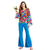 Hippie Disco Retro Vintage Hippie Disco 1980s Summer Outfits Masquerade Dude Funk Women