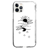 Holding Sun And Moon Case For Apple IPhone 12 11 SE2020 Unique Design Protective Case Shockproof Cover TPU Clear Case For IPhone 12 Pro Max XR XS Max IPhone 8 7 miniinthebox