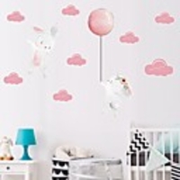Holiday Wall Stickers Plane Wall Stickers / Holiday Wall Stickers Decorative Wall Stickers,  PVC Home Decoration Wall Decal Wall Decoration 1pc