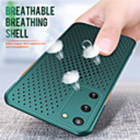 Hollow Heat Dissipation Breathable Soft TPU Protection Case For Samsung Galaxy S20 Ultra A51 A71 A41 S20 Plus Ultra Slim Solid Color Back Cover