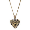 Hollow Peach Heart Necklace