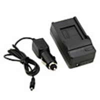 Home and Car Battery Charger for FUJI FNP30 Camera