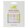 Home Button Sticker for iPhone 4S,  4,  iPad and iPod (6 Pack,  Flowers)