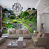Home Decoration Custom Self Adhesive Mural Wallpaper Beautiful Garden Creek Suitable For Bedroom Living Room Coffee Shop Restaurant Hotel Wall Decoration Art