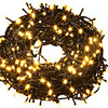 Home Lighting 328.1ft-100M 600LED Christmas Decorative Mini Lights Green Wire Fairy Starry String Lights Plug in 8 Lighting Modes for Indoor Outdoor Xmas Tree Wedding Party Decoration