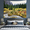 Home Living Tapestry Wall Hanging Tapestries Wall Blanket Wall Art Wall Decor forest Tree Tapestry Wall Decor