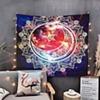 Home Living Tapestry Wall Hanging Tapestries Wall Blanket Wall Art Wall Decor God Sun And Moon Tapestry Wall Decor
