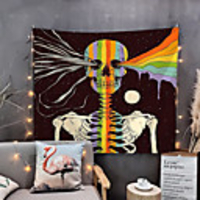 Home Living Tapestry Wall Hanging Tapestries Wall Blanket Wall Art Wall Decor Skull Tapestry Wall Decor