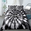Home Textiles 3D Print Bedding Set Duvet Cover Set with Pillowcase, 2/3 pcs Duvet Cover Sets Tie Dye Print Bedding Set