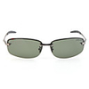 HongLang UV400 Polarized Glare-Guard TAC Alloy Lens Driving Sunglasses(Invisible Green)