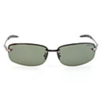 HongLang UV400 Polarized Glare-Guard TAC Alloy Lens Driving Sunglasses(Invisible Green)