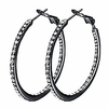 hoop earrings,  cubic zirconia white gold plated hoop earrings for womens,  rhinestone girls jewelry