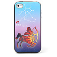 Horoscope Style Protective Case For iPhone 4 (Sagittarius)