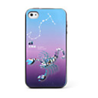 Horoscope Style Protective Case For iPhone 4 (Scorpio)