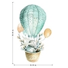 Hot Air Balloon Cartoon Wall Stickers Pvc Decorative Wall Stickers Home Decoration Wall Decals Wall Decorations 1pc